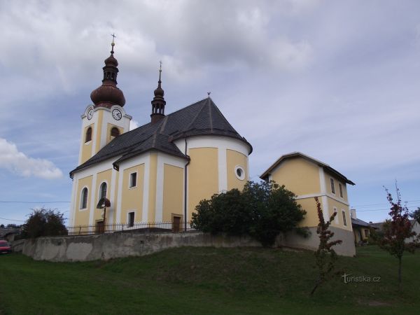Vilémov – kostel sv. Kateřiny - tip na výlet