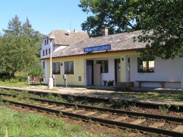 Vlkov nad Lužnicí - železniční stanice