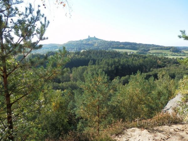 Vyhlídka Svatopluka Čecha v Boreckých skalách - tip na výlet