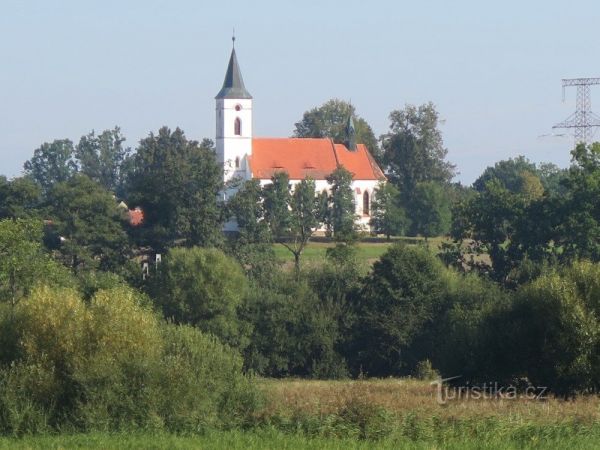 Záblatíčko – kostel Panny Marie a kaple sv. Vojtěcha