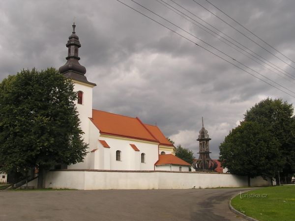 Želetice - kostel sv.Jakuba Většího