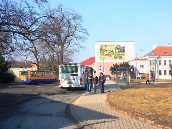 Židlochovice - autobusové nádraží