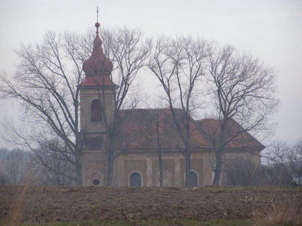 Žiželeves - kostel sv. Mikuláše - tip na výlet