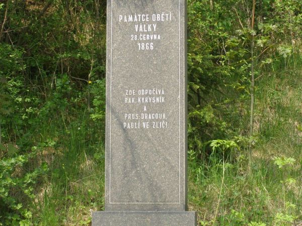 Zlíč - pomník bitvy r. 1866