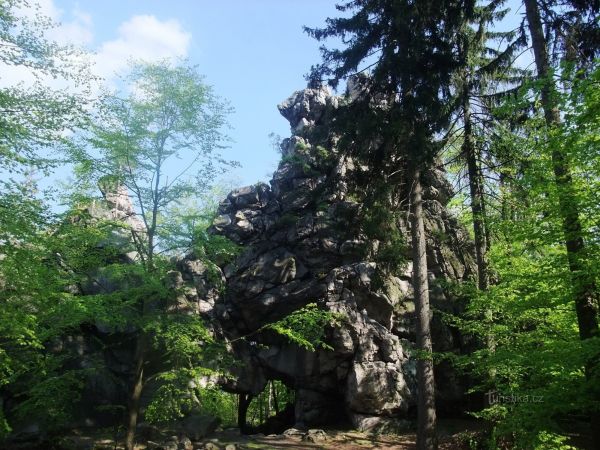 Zřícenina hradu Milštejna v Lužických horách - tip na výlet