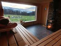 Venkovní sauna pro 16 osob - chalupa k pronajmutí Malá Morava - Vojtíškov