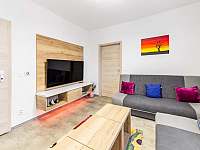 Obývací pokoj - apartmán ubytování Jindřichov