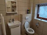 Chata U LADIKA - koupelna se sprchovým koutem a WC - chalupa k pronajmutí Karlovice - Zadní Ves