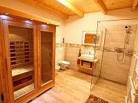koupelna, sauna - chata k pronájmu Mikulovice