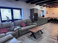 obývací místnost - chalupa ubytování Loučná nad Desnou