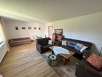 Obývací pokoj (možnost přistýlky) - apartmán k pronájmu Jeseník - Bukovice