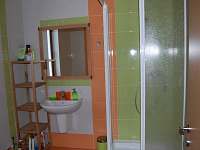 Sprcha +WC - přízemí - pronájem chalupy Horní Moravice