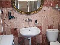 1. koupelna se sprchovým koutem pro 2 osoby + WC - Josefův Důl