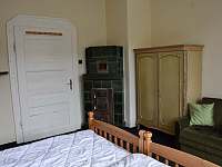 3. pokoj - manželská postel + přistýlka (balkon + TV) - ubytování Josefův Důl