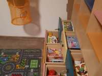 Dětská herna vybavená hračkami - Jílové u Držkova