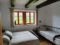 ložnice - pronájem apartmánu Albrechtice v Jizerských horách