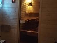 interiér finské sauny - Horní Maxov