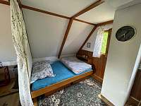 Menší ložnice - chata ubytování Křemže