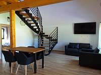 samostatné apartmány -  obývací prostor