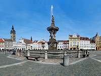 Centrum - hlavní náměstí - České Budějovice