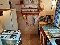 Kuchyně - chata k pronajmutí Probulov - Doly
