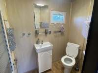 Koupelna s toaletou - chata k pronájmu Třeboň