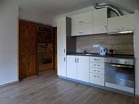 Obývací pokoj - kuchyňský kout - apartmán ubytování Klec