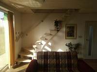 schodiště - pronájem chaty Bošilec