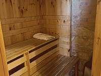 sauna - pronájem chalupy Bořetín