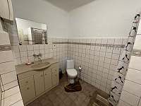 Koupelna 2 + WC - chalupa ubytování Borkovice