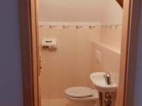 Koupelna + WC - ložnice č.2 - chalupa k pronájmu Netolice