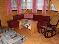 obývací pokoj - chata k pronájmu Stráž nad Nežárkou