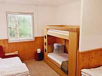 pokoj 2 verze s patrovou postelí - chata ubytování Olbramkostel