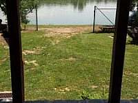 Výhled z terasy na rybník Velký Bílovec - 