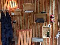 finská sauna - chata k pronajmutí Žítková