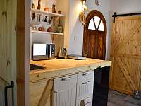 Kuchyň - apartmán ubytování Lukov
