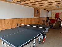 Společné prostory - ping pong - apartmán k pronájmu Lednice