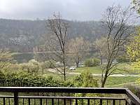 Výhled z terasy Chata Marine Bítov - ubytování Bítov