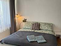 Ložnice - manželská postel - apartmán k pronajmutí Kobylí na Moravě