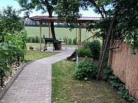 vnitřní dvorek, průchod na zahradu - Dobré Pole