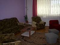Obývací pokoj - rekreační dům ubytování Kašnice
