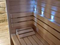 Privátní finská sauna - Okna