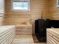 Sauna interiér - Velká Úpa
