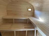 Nová venkovní sauna - chalupa k pronájmu Dolní Lánov