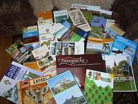 Propagační brožury na výlety v okolí - chalupa k pronajmutí Dvořáčky