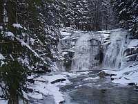 blízké okolí - Mumlavský vodopád v zimně - Harrachov