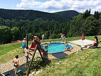 Chata Hubertka Krkonoše - bazén - pronájem Vítkovice v Krkonoších