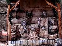 Vánoční Betlém v Pohádkové hrací vesničce :) - chalupa k pronajmutí Prkenný Důl