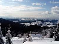Výhled nad Horníma Domkama zima 2018 - Rokytnice nad Jizerou