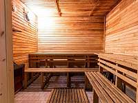 Finská sauna - chata k pronajmutí Boží Dar
